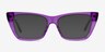 Celia Crystal Purple AcetateEyeglass Frames from EyeBuyDirect, with Tinted Lenses