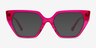 Dionne Crystal Fushia Pink AcetateEyeglass Frames from EyeBuyDirect, with Tinted Lenses