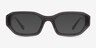 Nina Crystal Dark Gray AcetateEyeglass Frames from EyeBuyDirect, with Tinted Lenses