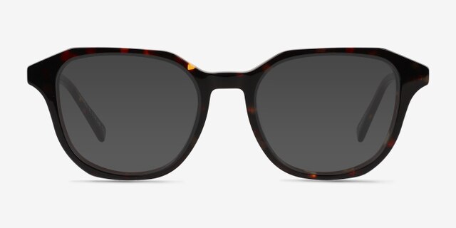 Florus Tortoise AcetateEyeglass Frames from EyeBuyDirect, with Tinted Lenses