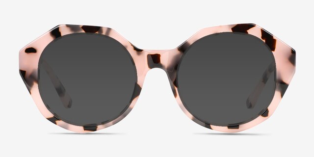 Gerania Ivory Tortoise AcetateEyeglass Frames from EyeBuyDirect, with Tinted Lenses