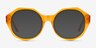 Gerania Milky Orange AcetateEyeglass Frames from EyeBuyDirect, with Tinted Lenses
