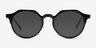 Monarda Noir AcétateMontures de lunettes de vue d'EyeBuyDirect, Avec des Verres Teintés