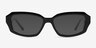 Caladium Black Crystal AcetateEyeglass Frames from EyeBuyDirect, with Tinted Lenses