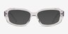Caladium Crystal AcetateEyeglass Frames from EyeBuyDirect, with Tinted Lenses