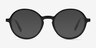 Amaranth Black AcetateEyeglass Frames from EyeBuyDirect, with Tinted Lenses