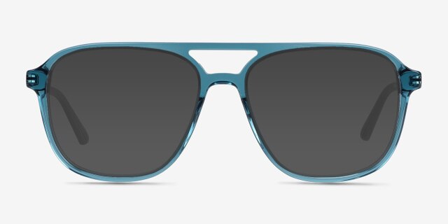 Zeal Shiny Crystal Green AcetateEyeglass Frames from EyeBuyDirect, with Tinted Lenses