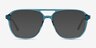 Zeal Shiny Crystal Green AcetateEyeglass Frames from EyeBuyDirect, with Tinted Lenses
