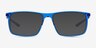 Zing Crystal Blue AcetateEyeglass Frames from EyeBuyDirect, with Tinted Lenses