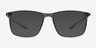 Dart Fade Crystal Gray AcetateEyeglass Frames from EyeBuyDirect, with Tinted Lenses