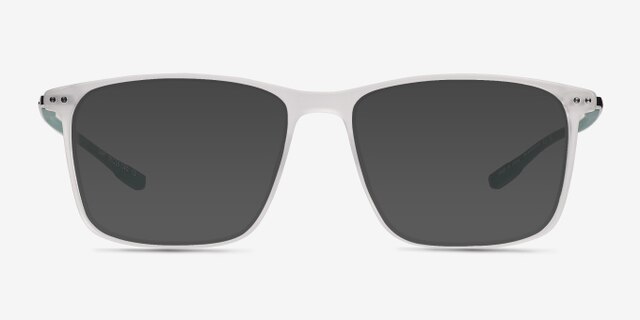 Dart Matt Crystal AcetateEyeglass Frames from EyeBuyDirect, with Tinted Lenses