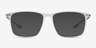 Dart Matt Crystal AcetateEyeglass Frames from EyeBuyDirect, with Tinted Lenses