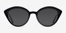 Cherry Black AcetateEyeglass Frames from EyeBuyDirect, with Tinted Lenses