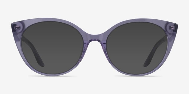 Leilani Clear Purple AcetateEyeglass Frames from EyeBuyDirect, with Tinted Lenses