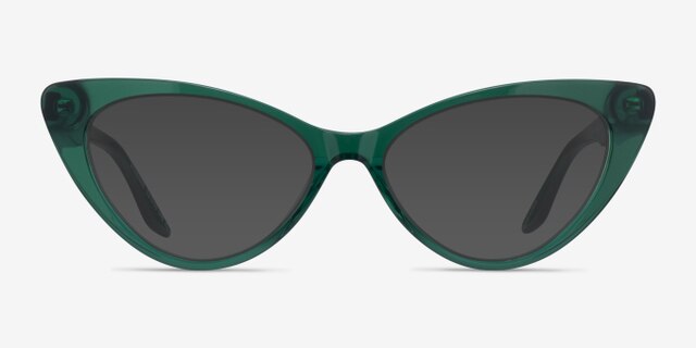 Vivienne Crystal Green AcetateEyeglass Frames from EyeBuyDirect, with Tinted Lenses