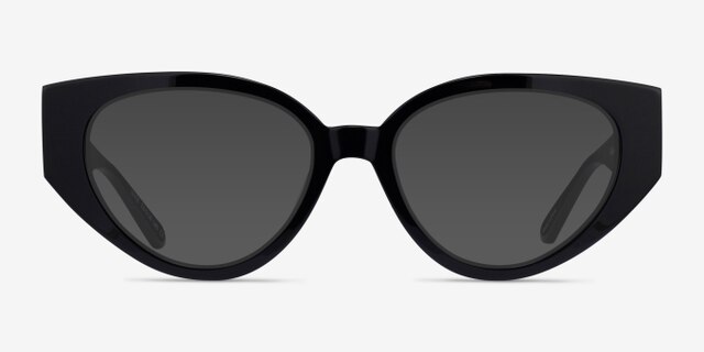 Lexie Shiny Black AcetateEyeglass Frames from EyeBuyDirect, with Tinted Lenses