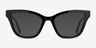 Danielle Black AcetateEyeglass Frames from EyeBuyDirect, with Tinted Lenses