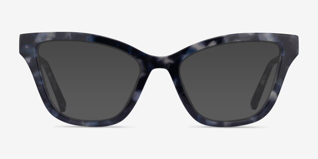 Danielle Gray Tortoise AcetateEyeglass Frames from EyeBuyDirect, with Tinted Lenses