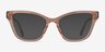 Danielle Champagne AcetateEyeglass Frames from EyeBuyDirect, with Tinted Lenses