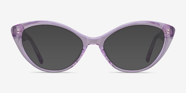 Melanie Light Purple AcetateEyeglass Frames from EyeBuyDirect, with Tinted Lenses