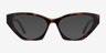 Angelina Tortoise AcetateEyeglass Frames from EyeBuyDirect, with Tinted Lenses
