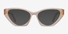 Angelina Crystal Melon AcetateEyeglass Frames from EyeBuyDirect, with Tinted Lenses