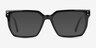 Briggs Black AcetateEyeglass Frames from EyeBuyDirect, with Tinted Lenses
