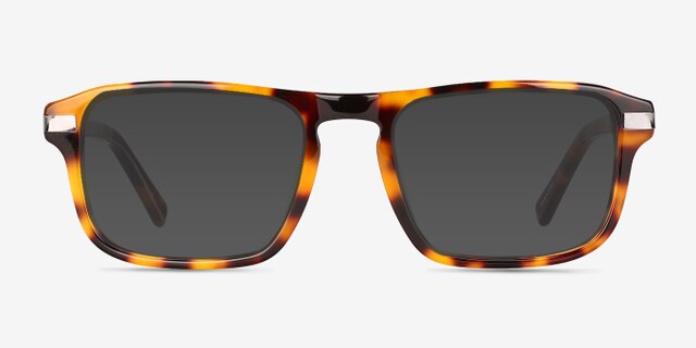 Kiel Tortoise AcetateEyeglass Frames from EyeBuyDirect, with Tinted Lenses