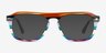 Starry Green Brown Rainbow AcetateEyeglass Frames from EyeBuyDirect, with Tinted Lenses