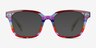 Spotlight Red Blue Rainbow AcetateEyeglass Frames from EyeBuyDirect, with Tinted Lenses