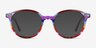 Expression Red Blue Rainbow AcetateEyeglass Frames from EyeBuyDirect, with Tinted Lenses