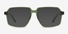 Mix Crystal Green AcetateEyeglass Frames from EyeBuyDirect, with Tinted Lenses