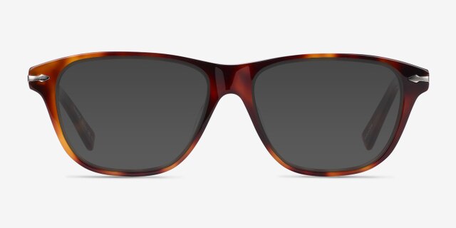 Harbor Tortoise AcetateEyeglass Frames from EyeBuyDirect, with Tinted Lenses