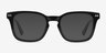 Thom Black AcetateEyeglass Frames from EyeBuyDirect, with Tinted Lenses