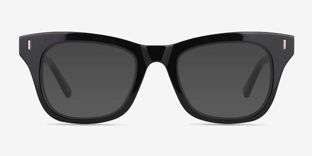 Apres Black AcetateEyeglass Frames from EyeBuyDirect, with Tinted Lenses