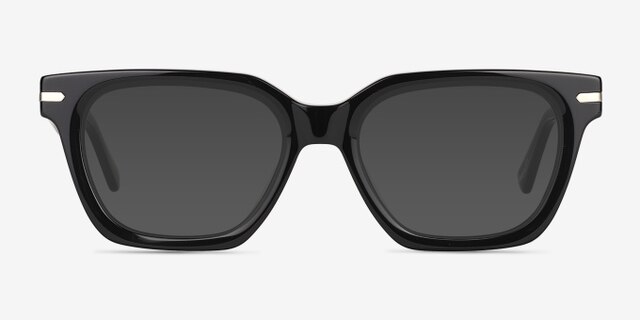 Visor Noir AcétateMontures de lunettes de vue d'EyeBuyDirect, Avec des Verres Teintés