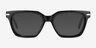 Visor Noir AcétateMontures de lunettes de vue d'EyeBuyDirect, Avec des Verres Teintés