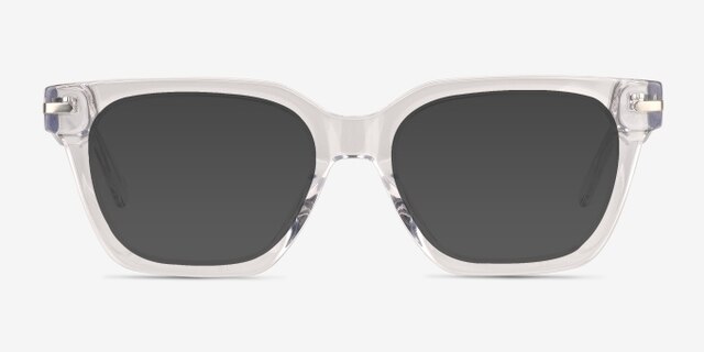 Visor Crystal Clear AcétateMontures de lunettes de vue d'EyeBuyDirect, Avec des Verres Teintés
