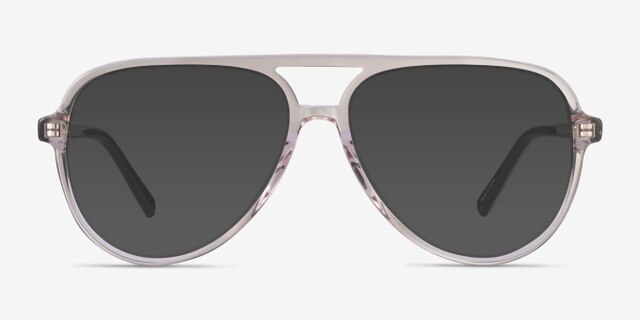 Loft Crystal Light Brown AcetateEyeglass Frames from EyeBuyDirect, with Tinted Lenses