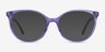 Mural Purple AcetateEyeglass Frames from EyeBuyDirect, with Tinted Lenses