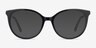 Mural Black AcetateEyeglass Frames from EyeBuyDirect, with Tinted Lenses