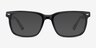 Montage Solid Black Green AcetateEyeglass Frames from EyeBuyDirect, with Tinted Lenses