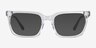 Digi Clear Black AcetateEyeglass Frames from EyeBuyDirect, with Tinted Lenses