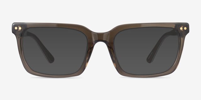 Digi Brown Crystal AcetateEyeglass Frames from EyeBuyDirect, with Tinted Lenses