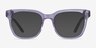 Compose Crystal Purple AcetateEyeglass Frames from EyeBuyDirect, with Tinted Lenses