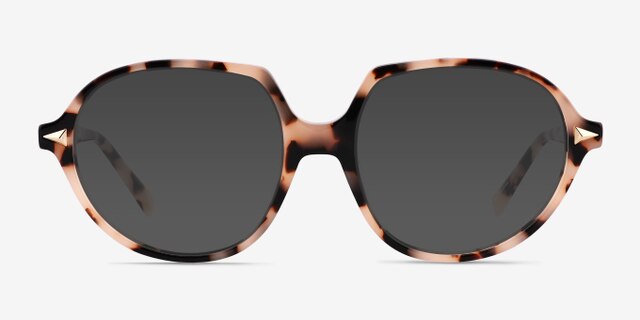 Foster Ivory Tortoise AcetateEyeglass Frames from EyeBuyDirect, with Tinted Lenses