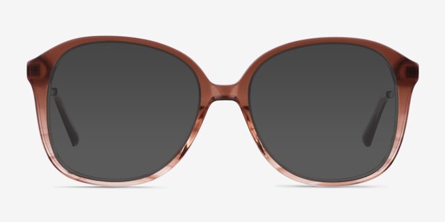 Edith Brown Pearl AcetateEyeglass Frames from EyeBuyDirect, with Tinted Lenses