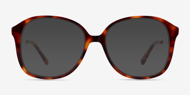 Edith Tortoise AcetateEyeglass Frames from EyeBuyDirect, with Tinted Lenses