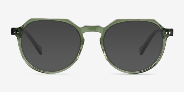 Birdie Crystal Green AcetateEyeglass Frames from EyeBuyDirect, with Tinted Lenses