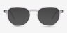 Birdie Clear AcetateEyeglass Frames from EyeBuyDirect, with Tinted Lenses